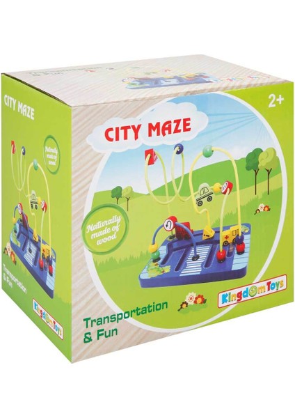 Ahşap Şehir Şekilli Labirent Boncuk Oyunu fiyatları