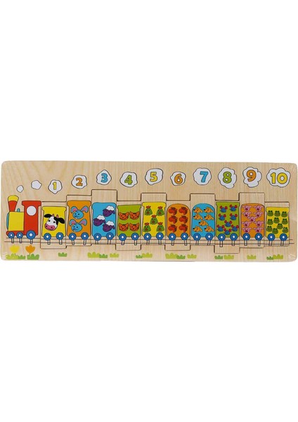 Sayı Treni Ahşap Puzzle 11 Parça fiyatları
