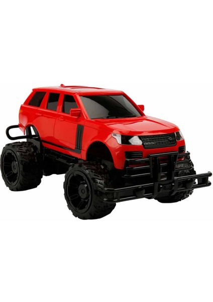 1:14 Uzaktan Kumandalı Big Foot USB Şarjlı Jeep 34 Cm. - Kırmızı