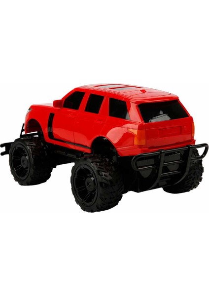 1:14 Uzaktan Kumandalı Big Foot USB Şarjlı Jeep 34 Cm. - Kırmızı