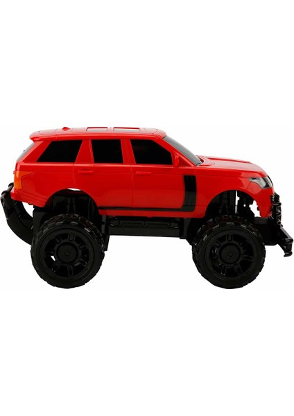 1:14 Uzaktan Kumandalı Big Foot USB Şarjlı Jeep 34 Cm. - Kırmızı