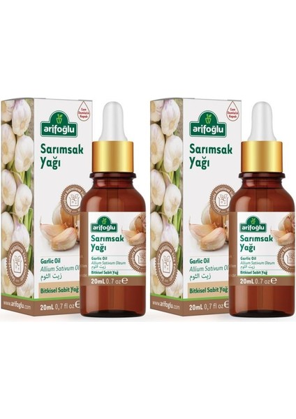 Sarımsak Yağı 20 ml 2 'li Set