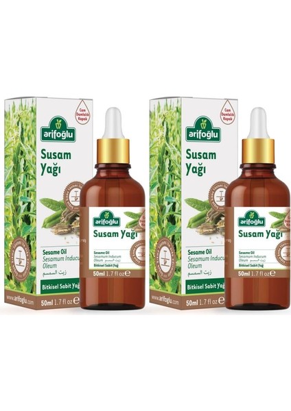 Susam Yağı 50 ml 2 'li Set