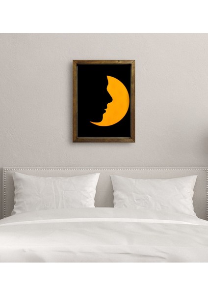 Gift Yatak Odası Konseptli Doğal Masif Ahşap Çerçeveli Tablo 45X65CM-73 modelleri