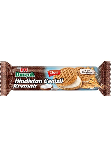 Burçak Hindistancevizli Bisküvi 100 Gr.