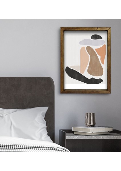 Gift Yatak Odası Konseptli Doğal Masif Ahşap Çerçeveli TABLO-118 fiyatları