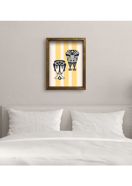 Gift Yatak Odası Konseptli Doğal Masif Ahşap Çerçeveli TABLO-105 modelleri