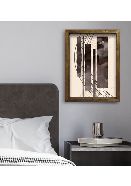 Gift Yatak Odası Konseptli Doğal Masif Ahşap Çerçeveli Tablo-49 fiyatları