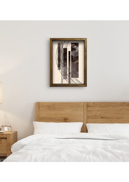 Gift Yatak Odası Konseptli Doğal Masif Ahşap Çerçeveli Tablo-49 fırsatları