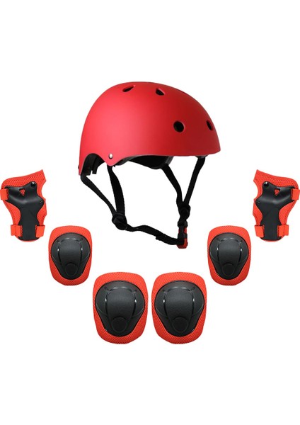 Buyfun Çocuklar 7 In 1 Kask ve Pedleri Set Ayarlanabilir Çocuklar (Yurt Dışından)