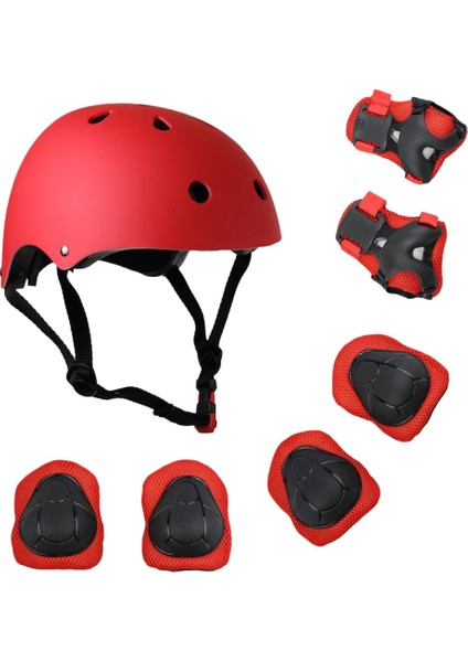 Buyfun Çocuklar 7 In 1 Kask ve Pedleri Set Ayarlanabilir Çocuklar (Yurt Dışından)