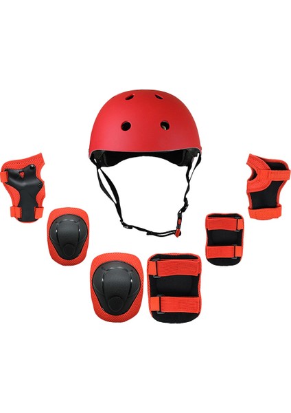 Buyfun Çocuklar 7 In 1 Kask ve Pedleri Set Ayarlanabilir Çocuklar (Yurt Dışından)