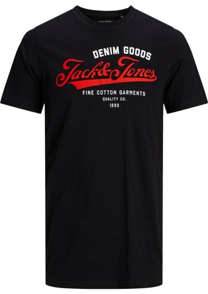 Jack & Jones 12180867 On Denım Goods Yazılı T-Shirt