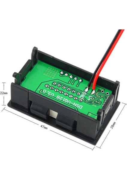 Akü Kapasite Göstergesi Voltmetreli