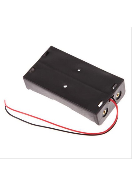 İkili 2 Li 18650 Pil Yuvası Kablolu Tutucu 7.4V Pil Şarj Kutusu