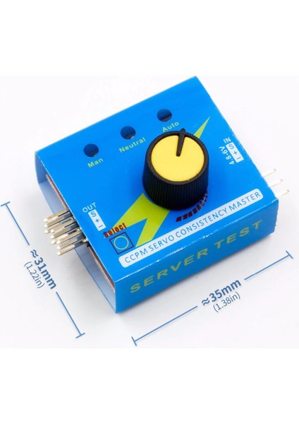 Servo Motor Hız Kontrol Servo Test Cihazı Esc Tester - 3 Kanal