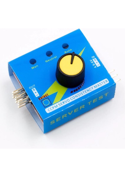 Servo Motor Hız Kontrol Servo Test Cihazı Esc Tester - 3 Kanal