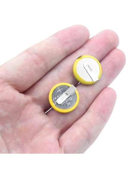 CR2032 Pcb Tip Pil - Lithium - 2V -2 Pin Yatay indirimleri