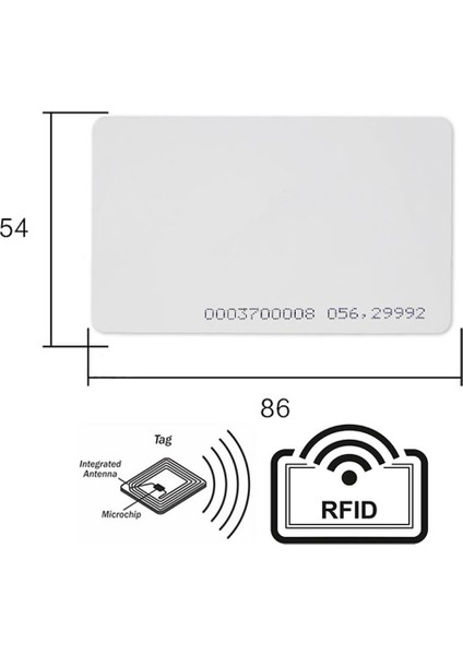 125 Khz Rfid Kart Manyetik Kapı Geçiş Personel Takip Göstergeç