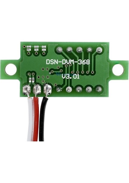 0.36 inch DC 4,2V-30V Dijital Voltmetre Kırmızı 3 Telli 0.36” DC 0-30V Voltaj Besleme Güç Kaynağı