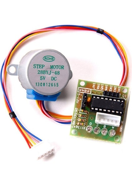 12V 28BYJ48 Step Motor + ULN2003A Sürücü Kartı