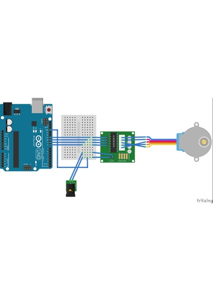 12V 28BYJ48 Step Motor + ULN2003A Sürücü Kartı