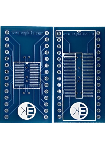 SOSS28 Dıp Çevirici Pcb SO28 - SSOP28 SOIC28 SSOP28 To DIP28