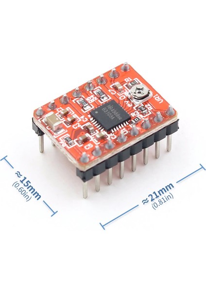 A4988 Step Motor Sürücü-M Soğutucu, 35V 2A, 3D Yazıcı, Cnc