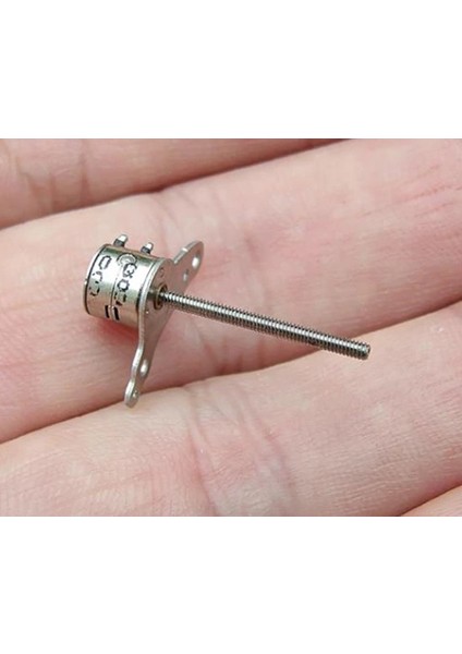 Micro Step Motor Uzun Mil 6X5,5Mm 2 Faz Long Shaft (Dikkat Çok Küçüktür )