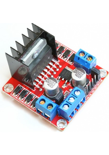 L298N Motor Sürücü Modül-Çift Motor-2 Kanal