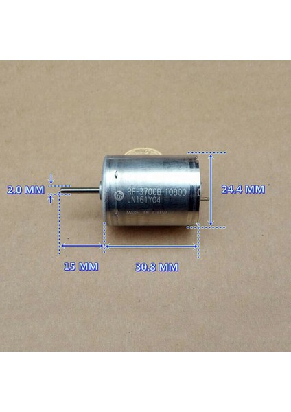 RF-370CB-10800 Dc Motor RF-370CB Dc Motor Dc 6V 24V 0.2A Rc Araba Su Motoru Klima, Araba
