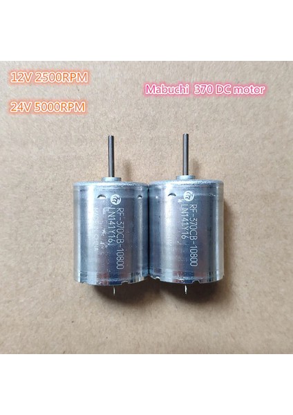 RF-370CB-10800 Dc Motor RF-370CB Dc Motor Dc 6V 24V 0.2A Rc Araba Su Motoru Klima, Araba