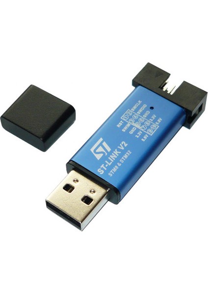 St-Link V2 Mini Klon Metal Kutulu Stm32 Arm Jtag Programlayıcı