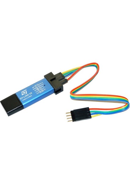 St-Link V2 Mini Klon Metal Kutulu Stm32 Arm Jtag Programlayıcı