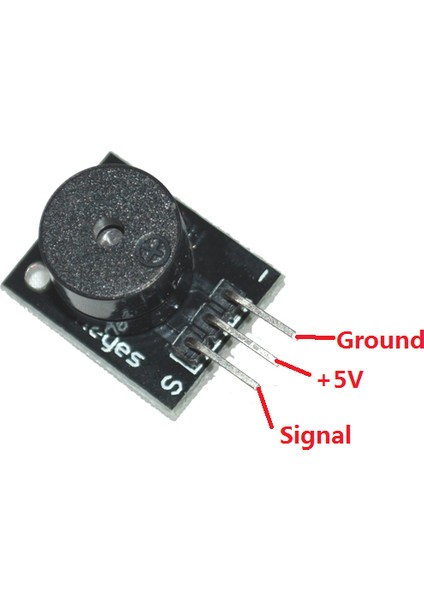 Aktif Buzzer Ses Modülü Arduino 5Vdc 30Ma 85Dba 10Cm