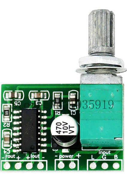 Ses Ayar Potlu Pam8403 5V Mini Ses Yükseltici Class D 2X3W Amfi Ses Kontrol-Ses Yükseltici