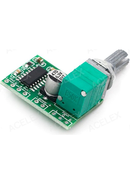 Ses Ayar Potlu Pam8403 5V Mini Ses Yükseltici Class D 2X3W Amfi Ses Kontrol-Ses Yükseltici