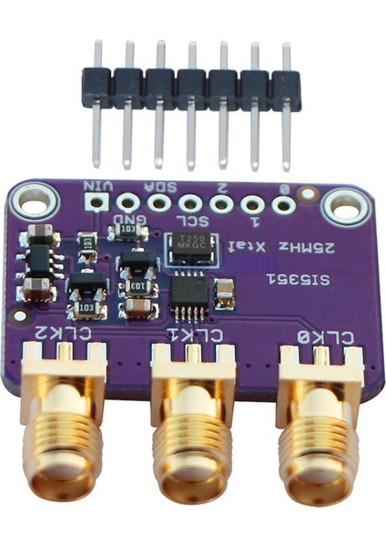 Si5351 8khz / 200Mhz Sinyal Üreteç Modül 3 Kanal Frekans Saat Kare Dalga fırsatları