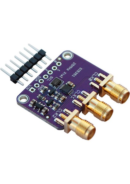 Si5351 8khz / 200Mhz Sinyal Üreteç Modül 3 Kanal Frekans Saat Kare Dalga indirimleri