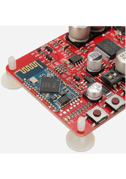 TDA7492P 2X25W Bluetooth Alıcılı Ses Amfi Kırmızı