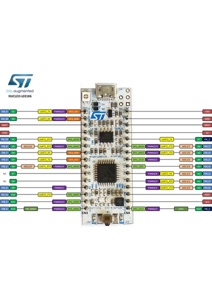 NUCLEO-L031K6 With STM32L011K4 Mcu Geliştirme Kiti