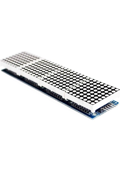 MAX7219 4lü Dot Matrix Modül 64 Nokta LED Ekran 5V 8x8 Matris 5 Pin Kontrol Ortak Katot