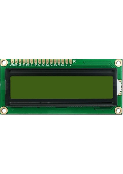 2X16 Karakter LCD Yeşil Backlight 1602A Arduino 16X2 fiyatları