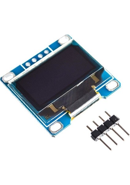 0.96 Inch Beyaz Oled Lcd Modül 128x64 Pixel IIC I2C Seri 0.96” Ekran Gösterge SSD1306 3.3V 5V Matrix