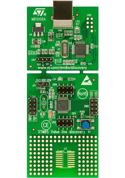 STM8SVL Dıscovery Kıt - STM8S003K3 Mcu