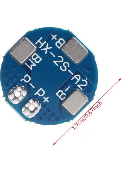 2s 5A Bms Lityum Li-Ion Batarya Koruma Kartı 18650 Lipo