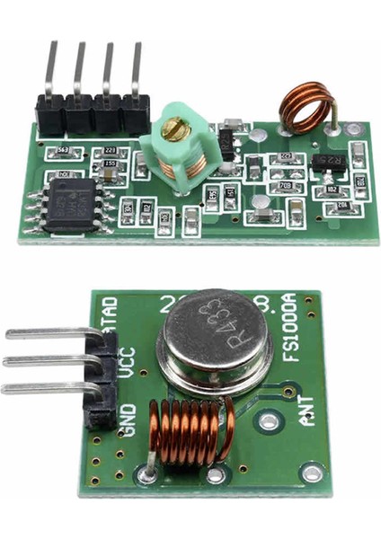 433MHZ Rf Alıcı Verici Modülleri Kablosuz Haberleşme Kumanda modelleri
