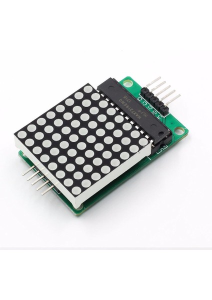 MAX7219 Nokta LED Matris Modülü 8x8 Matris Ortak Katot 64 Nokta