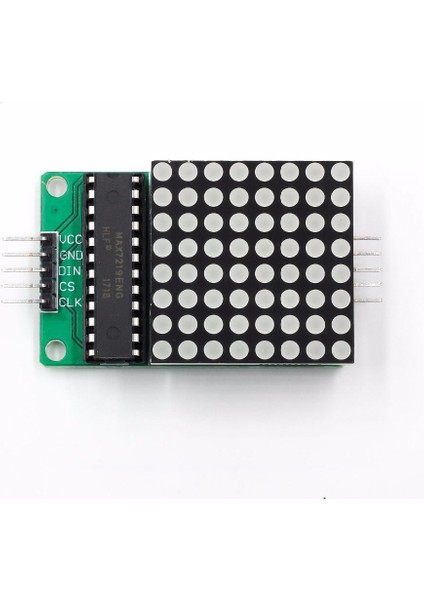 MAX7219 Nokta LED Matris Modülü 8x8 Matris Ortak Katot 64 Nokta