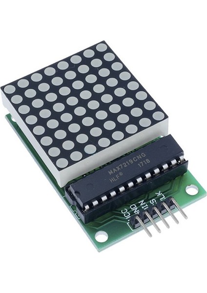 MAX7219 Nokta LED Matris Modülü 8x8 Matris Ortak Katot 64 Nokta